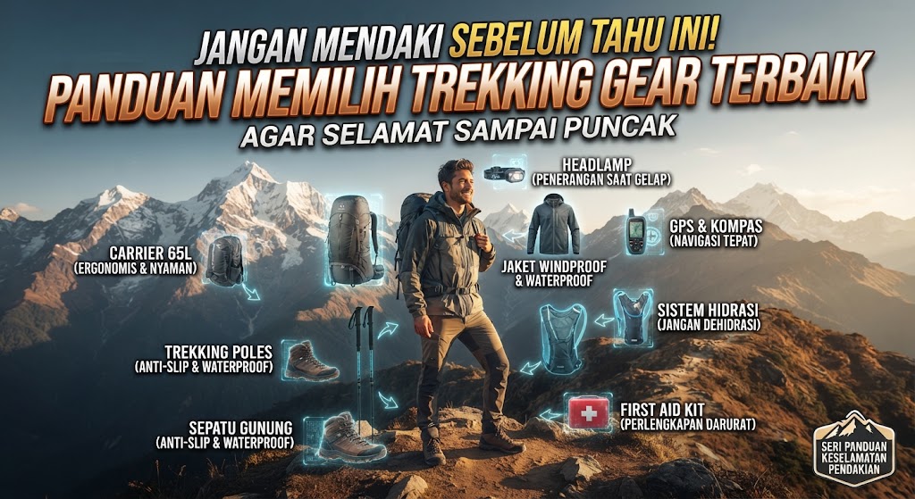 ngan Mendaki Sebelum Tahu Ini! Panduan Memilih Trekking Gear Terbaik Agar Selamat Sampai Puncak
